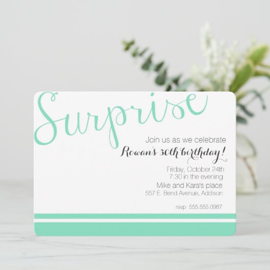 Invitation Surprise (Debout devant)