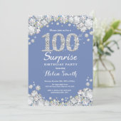 Invitation Surprise 100e anniversaire Blue Silver Diamond (Debout devant)
