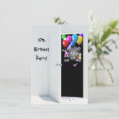 Invitation Surprise 10e anniversaire (Debout devant)