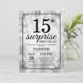 Invitation surprise 15e anniversaire Parties scint (Debout devant)