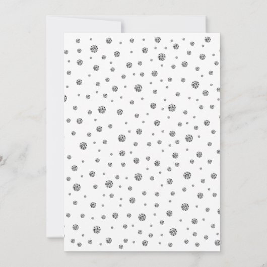 Invitation Surprise 15e anniversaire - Silver White (Dos)