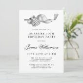 Invitation SURPRISE 30e Anniversaire Golf Thème (Debout devant)