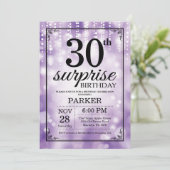 Invitation surprise 30e anniversaire Parties scint (Debout devant)