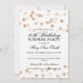 Invitation Surprise 30e anniversaire Parties scintillant en c (Devant)