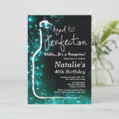 Invitation Surprise 30e anniversaire Vin vieilli à la perfect (Debout devant)