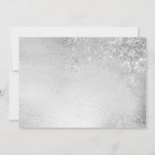 Invitation Surprise 35e anniversaire avec photo - Argent (Dos)