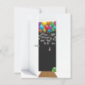 Invitation Surprise 40e anniversaire de la porte de fête (Devant)