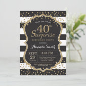 Invitation surprise 40e anniversaire. Parties scin (Debout devant)