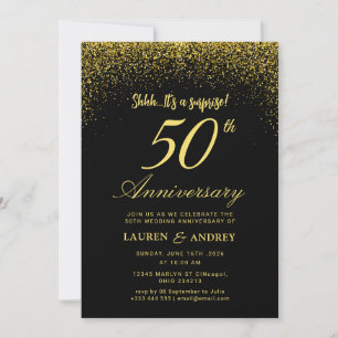 Invitation Surprise 50e anniversaire de mariage