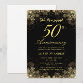 Invitation Surprise 50e anniversaire de mariage (Devant / Derrière)