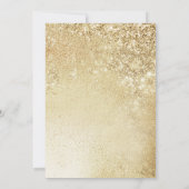 Invitation Surprise 50e anniversaire de mariage - Or (Dos)