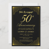 Invitation Surprise 50th Wedding Anniversary (Devant)