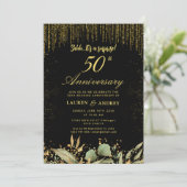 Invitation Surprise 50th Wedding Anniversary (Debout devant)