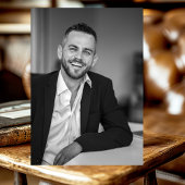 Invitation Surprise 60e anniversaire Black Gold Balloons Part