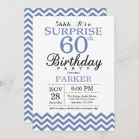 Surprise 60e anniversaire Blue Chevron