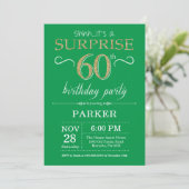 Invitation surprise 60e anniversaire Green and Gol (Debout devant)