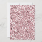 Invitation Surprise 60e fête d'anniversaire - Rose Gold Black (Dos)