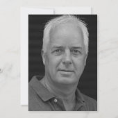 Invitation Surprise 70e anniversaire Black Gold Balloons Part (Dos)