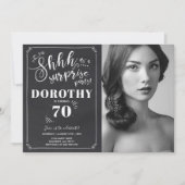 Invitation surprise 70e anniversaire Vintage surpr (Devant)