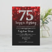 Invitation Surprise 75e anniversaire - Black Red Silver (Debout devant)
