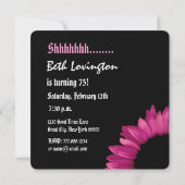 Invitation SURPRISE 75e anniversaire Sunflower A10C (Dos)