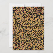 Invitation Surprise 80e anniversaire - Leopard Black Gold (Dos)