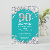 Invitation Surprise 90e anniversaire Diamant Turquoise et Arg (Debout devant)