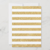 Invitation Surprise 90e anniversaire - Gold White Rose (Dos)