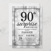 Invitation surprise 90e anniversaire Parties scint (Devant)