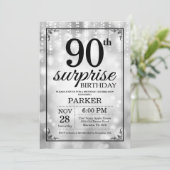 Invitation surprise 90e anniversaire Parties scint (Debout devant)