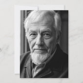 Invitation Surprise 90e anniversaire Photo Black Gold Ballons (Dos)