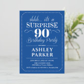 Invitation Surprise 90e fête d'anniversaire - Marine White (Debout devant)