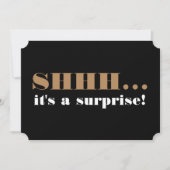 Invitation surprise à la fête d'anniversaire sur l (Devant)