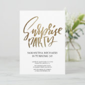 Invitation Surprise Anniversaire coloré (Debout devant)