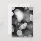 Invitation Surprise Bokeh Moderne 50e Anniversaire (Dos)