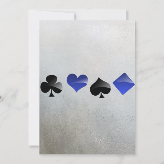 invitation surprise d'anniversaire du casino (Dos)