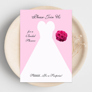Invitation surprise de douche nuptiale