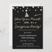 Invitation Surprise de fête d'anniversaire (Devant)