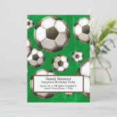 Invitation Surprise de fête d'anniversaire pour l'entraîneur (Debout devant)