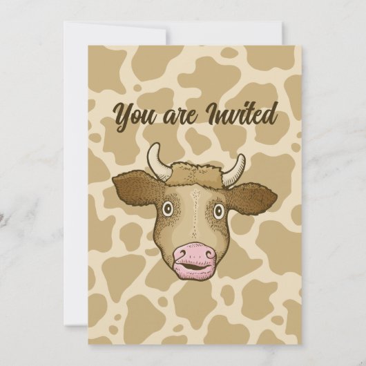 Invitation surprise de vache (Dos)