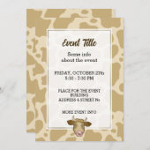 Invitation surprise de vache (Devant / Derrière)