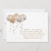 Invitation Surprise Drive À travers Baby shower Parade 2 (Dos)