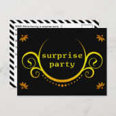 invitation surprise élégante (Devant / Derrière)