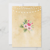 Invitation Surprise fête d'anniversaire n'importe quel âge Fl (Dos)