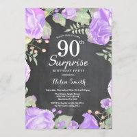 Surprise florale pourpre botanique 90e anniversair