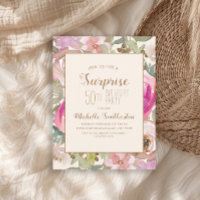 Surprise Florale Rose Clair Violet pour 50e Annive
