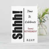 INVITATION ***SURPRISE** **PARTI À LA RETRAITE** (Debout devant)