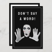 Invitation Surprise Party (Devant / Derrière)