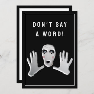 Invitation Surprise Party