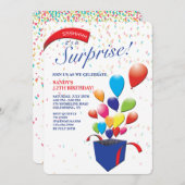 Invitation Surprise Party (Devant / Derrière)